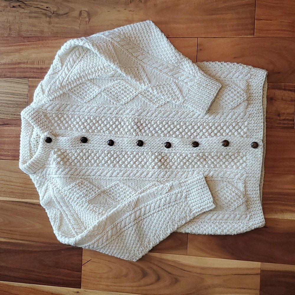 Vintage Wool button down sweater.
